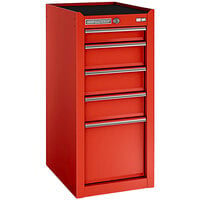 Champion Tool Storage FM Pro 15" x 20" Red 5-Drawer Side Cabinet FMP1505SL-RD