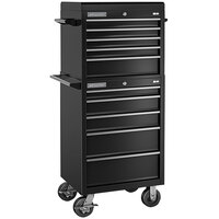 Champion Tool Storage FM Pro Series 20" x 27" Black 10-Drawer Top Chest / Mobile Storage Cabinet FMP2710RC-BK