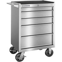 Champion Tool Storage FM Pro Series 20" x 27" Stainless Steel 5-Drawer Mobile Storage Cabinet FMPS2705RC