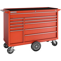 Champion Tool Storage FM Pro Series 20" x 54" Red 11-Drawer Mobile Storage Cabinet with Maintenance Cart FMP5411MC-RD