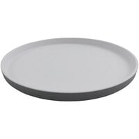 GET Roca Matte 11" Gray Melamine Round Plate - 12/Case