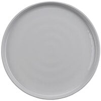 GET Roca Glazed 11" White Melamine Round Plate - 12/Case