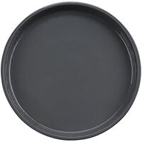 GET Roca Glazed 7" Gray Melamine Round Plate - 24/Case