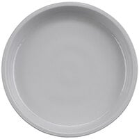 GET Roca Glazed 5" White Melamine Round Plate - 48/Case