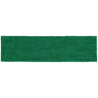 Rubbermaid 2132431 18" Green Microfiber Adaptable Wet Mop Pad