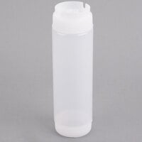 Tablecraft 24SV 24 oz. INVERTAtop Dualway First In First Out "FIFO" Squeeze Bottle - 3/Pack