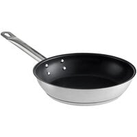 Vollrath N3809 Optio 9 1/2" Stainless Steel Non-Stick Fry Pan with Aluminum-Clad Bottom