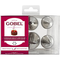 Gobel 7-Piece Stainless Steel Icing Tip with Nylon Piping Bag Set 889251