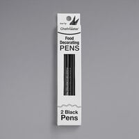 Chefmaster Dual-Tip Black Food Decorating Pen - 2/Box