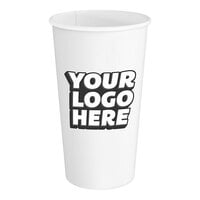 Customizable 16 oz. Single Wall Paper Hot Cup - 700/Case