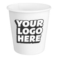 Customizable 8 oz. Single Wall Paper Hot Cup - 700/Case