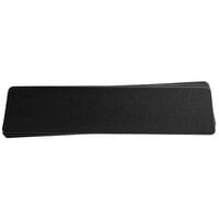 SlipDoctors 6" x 24" Black 80 Grit Non-Slip Pre-Cut Adhesive Stair Treads S-AD-STAIR5BL - 5/Pack