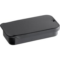 2" x 1" x 7/16" Black Tin with Slide Top - 640/Case