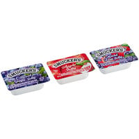 Smucker's Concord Grape, Mixed Fruit, and Apple Jelly 0.5 oz. Portion Cups - 200/Case