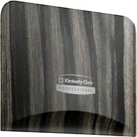 Kimberly-Clark Professional™ ICON™ Ebony Woodgrain Faceplate for Vertical Standard Roll Toilet Paper Dispenser