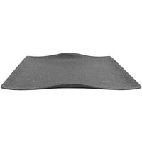 cheforward™ by GET Infuse 17 5/16" x 12 3/16" Rectangle Stone Grey Melamine Platter - 6/Case
