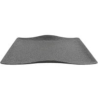 cheforward™ by GET Infuse 14 1/2" x 10 3/16" Rectangle Stone Grey Melamine Platter - 10/Case