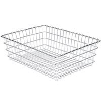 Choice 24" x 18" x 8" Level Top Wire Bagel / Pastry Basket