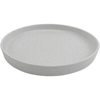 cheforward™ by GET Infuse 12" Round Stone Natural Melamine Plate - 8/Case