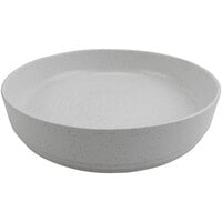 cheforward™ by GET Infuse 17 1/2" Round Stone Natural Melamine Platter with Raised Rim - 2/Case