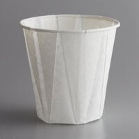 Genpak W500F Harvest Paper 5 oz. White Paper Souffle / Drinking Cup - 2500/Case
