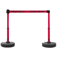 Banner Stakes PLUS Red Danger - Keep Out Barricade System PL4011