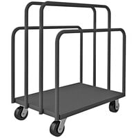 Durham Mfg 24" x 38 5/8" Panel Truck with 4 Fixed Dividers PM-2436-5PH-95 - 2000 lb. Capacity