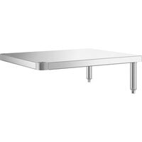 Regency 30" x 21" Stainless Steel Dish Table Undershelf for 3' Dish Tables