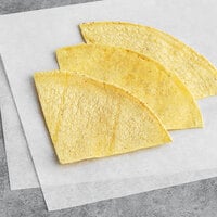 Mejor Tortillas 4-Cut Yellow Unfried Corn Tortilla Chips 32 lb.