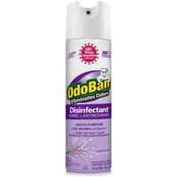 OdoBan 910101-14A6 14.6 oz. Lavender Aerosol Disinfectant Fabric / Air Freshener - 6/Case