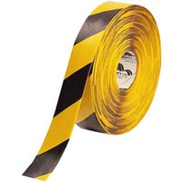 Mighty Line 2" x 100' Yellow with Black Chevrons Safety Floor Tape 2RYCHV