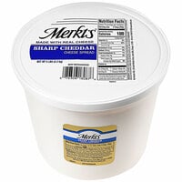 Merkts Sharp Cheddar Cheese Spread 5 lb. - 2/Case