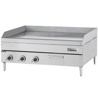 Garland E24-48G 48" Heavy-Duty Electric Countertop Griddle - 240V, 1 Phase, 16 kW