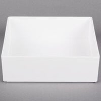 Cal-Mil 1393-15M Cater Choice White Melamine Box - 10 inch x 10 inch x 3 inch