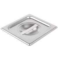 Vollrath 75160 Super Pan V 1/6 Size Solid Stainless Steel Steam Table / Hotel Pan Cover