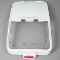 Rubbermaid FG9F7900CLR Replacement Sliding Lid with Scoop Hook for Rubbermaid FG360388WHT