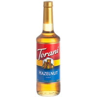 Torani Hazelnut Flavoring Syrup 750 mL Glass Bottle
