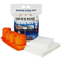 Quick Dam Indoor Flood Control Leak Kit with (5) Mats, (5) Drip Mats, (4) 4' Water Dams, and (1) 10' Water Dam WU-KIT