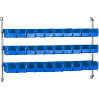 Quantum 34" x 60" Wall Mount Cantilever with 30 Divider Bins