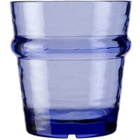 Libbey Infinium Wake 10 oz. Tidal Blue Tritan™ Plastic Stackable Rocks / Old Fashioned Glass - 12/Case
