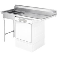 Eagle Group UDT-5R-14/3 60" Spec-Master 14 Gauge Stainless Steel Right Side Undercounter Dishtable