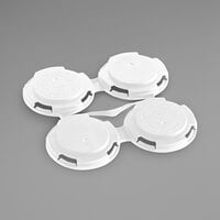 PakTech White Plastic 4-Pack Can Carrier - 788/Case