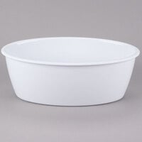 GET ML-184-W 9 Qt. 16" x 10" White Melamine Oval Casserole Dish for GET ML-192 Adapter Plate - 3/Case