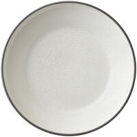 Luzerne Moira by Oneida 1880 Hospitality MO2702023DW 9" Dusted White Stoneware Deep Plate - 12/Case