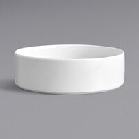Luzerne Scandi by Oneida 1880 Hospitality SD1320016 24 oz. Bright White Raised Rim Porcelain Bowl - 24/Case