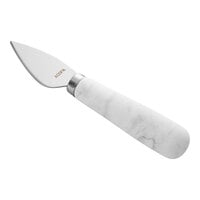 Acopa 6" Stainless Steel Hard Cheese Spade with White Marble Handle