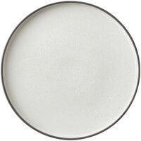 Luzerne Moira by Oneida 1880 Hospitality MO2701027DW 10 3/4 inch Dusted White Stoneware Plate - 12/Case