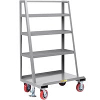 Little Giant 24" x 48" A-Frame Sheet / Panel Truck with 4 Shelves AF4S-2448-6PYFL - 2000 lb. Capacity