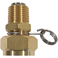 Sani-Lav N11 Brass Swivel Hose Adapter with 3/4" FGHT Inlet and 1/2" MNPT Outlet Connections