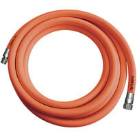Sani-Lav Safety Orange Washdown Hose with Stainless Steel 3/4" Swivel MGHT and 3/4" FHGT Connections